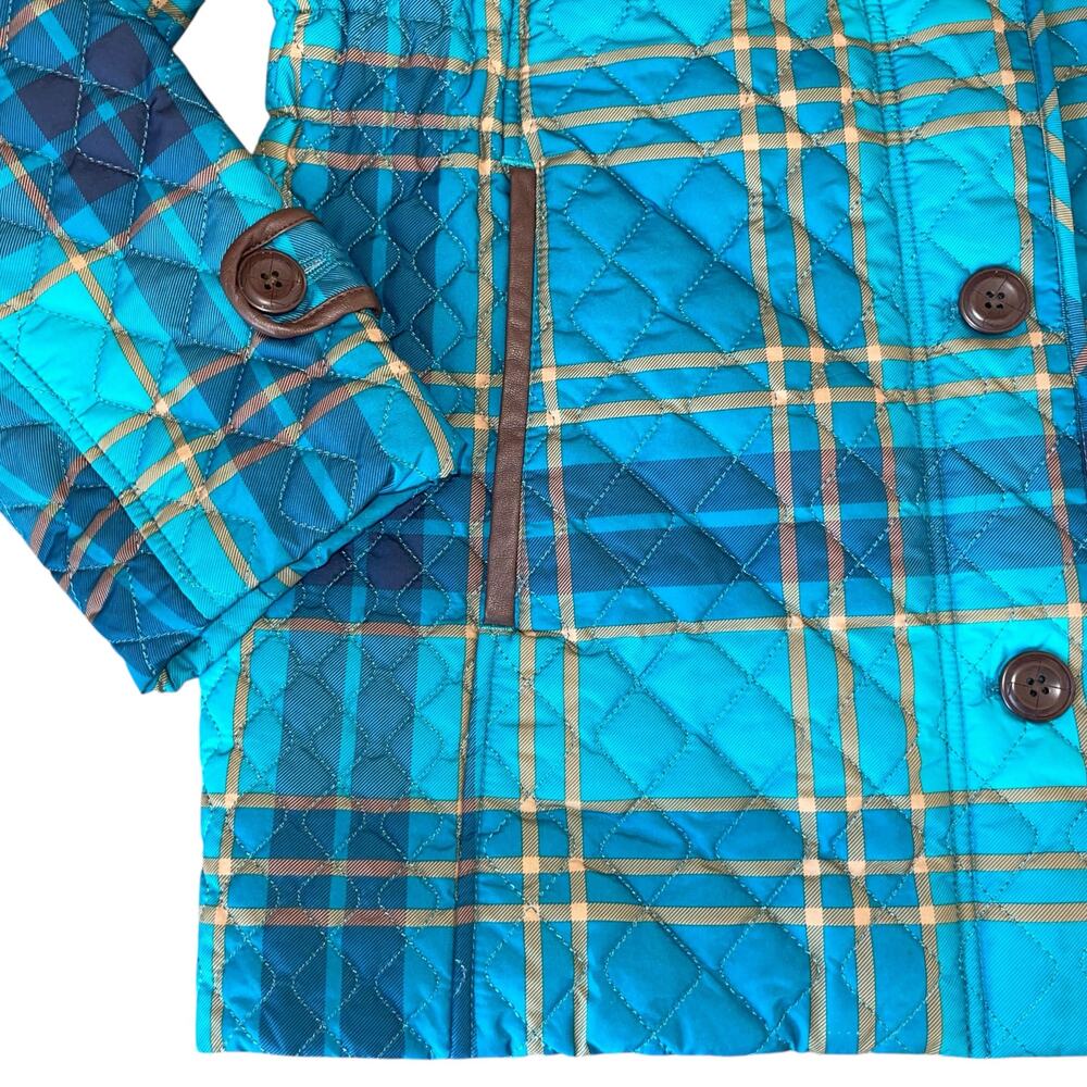 Lands' End Quilted Jacket Plaid - Picture 3 of 11